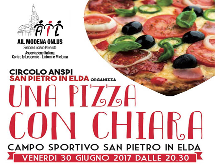 ail modena onlus pizza con chiara 2017