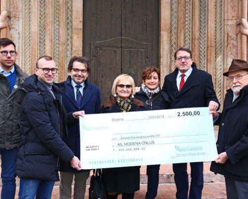 consegna donazione da trenino