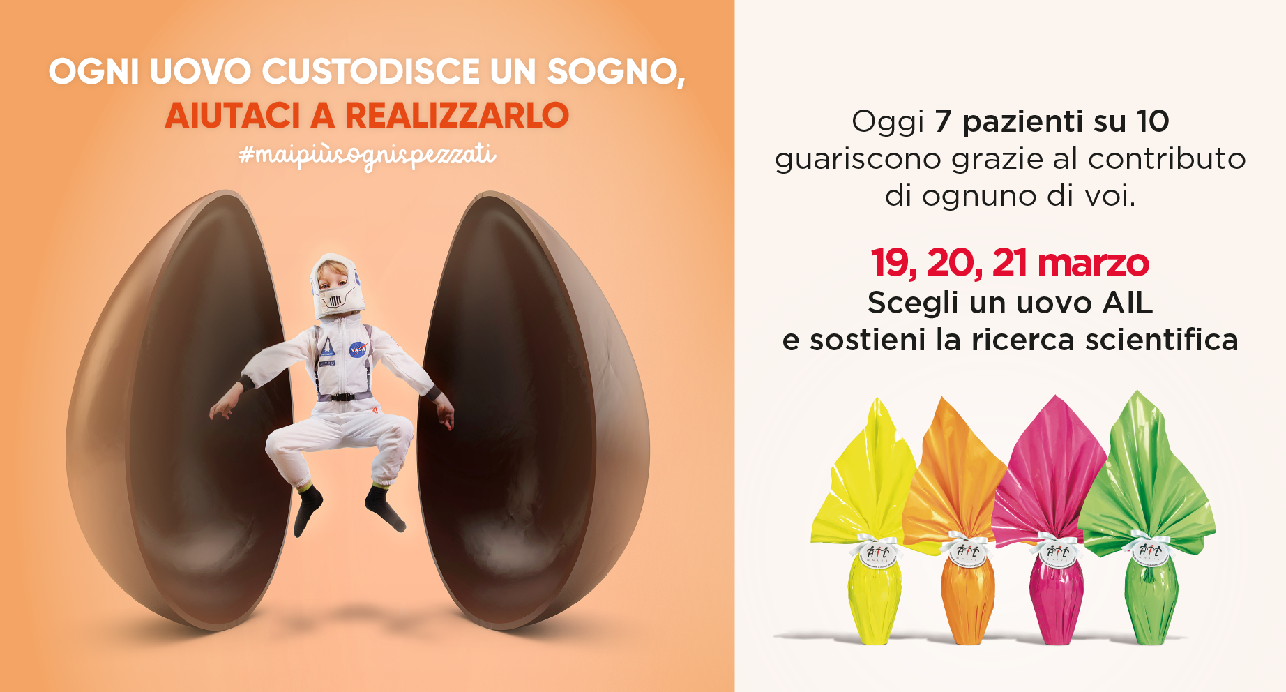 Campagna Uova di Pasqua 2021 AIL Modena OdV