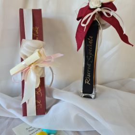 Cod.SMR Ampolla contenente 40ml di balsamico - fornibile anche con scatola e sigillo in cera lacca